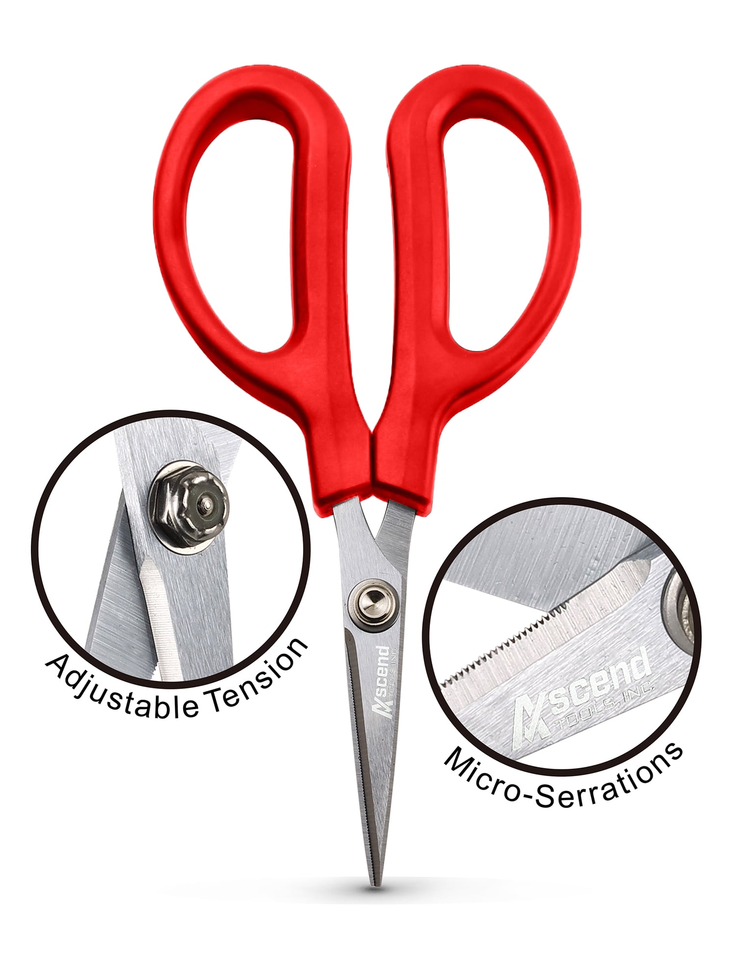 Ascend Tools 6.25 inch Shears – Cuts High Performance Materials Kevlar Spectra Technora and Composite
