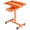 With Drawer Orange, variant on Kicctian Heavy Duty Mobile Work Table, 300 lbs Capacity Adjustable Height Steel Mechanic Cart with Locking Casters & Portable Tool Tray for Garage, Workshop, Repair Shop or DIY– Black