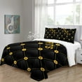 thumbnail image 4 of Home Textiles Luxury Comforter Cover Set Woman Man Superior Bedding Set Bedroom Decor,Queen (90"x90"), 4 of 5