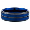 thumbnail image 2 of Beveled With Black Center Groove And Ip Blue Plated Sides With Brushed Finish Ring, 2 of 2