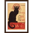 thumbnail image 2 of Art.com Montmarte, France - Chat Noir Cabaret Troupe Black Cat Promo Poster Art Print by Lantern Press, Brown Frame Wall Art, 32" x 44", 2 of 5