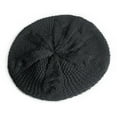thumbnail image 2 of Womens Knitted Wool Beret Braided Baggy Beanie Crochet Winter Ski Cap, 2 of 2