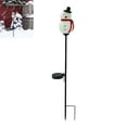 thumbnail image 4 of YWIYIUD 24inch Solar Garden Stake Lights Outdoor, Solar Lighted Snowman Outdoor Figurine Lights Ornament Statue Decor for Patio, Yard Decor for Xmas Party,Holiday, 4 of 9