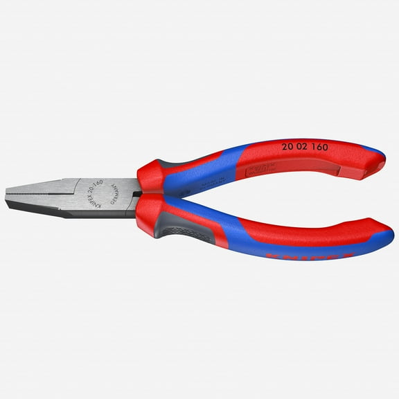 Knipex 6.3" Flat Nose Pliers - MultiGrip