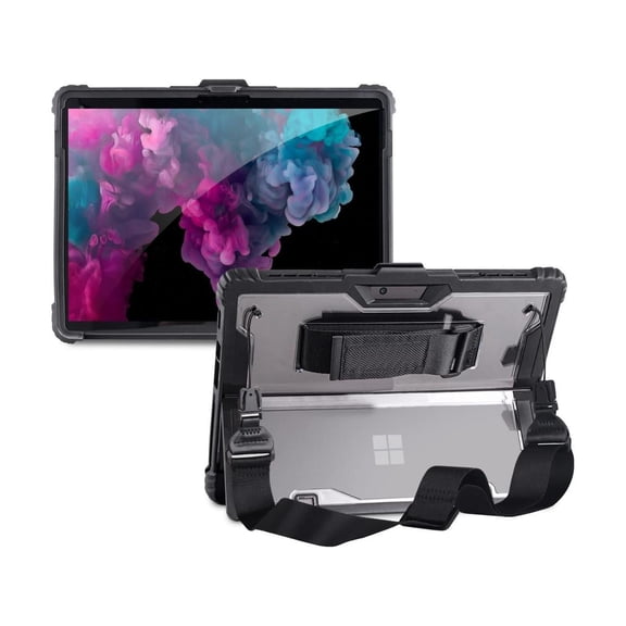 Shockproof Protective Case for Microsoft Surface Pro 8 13 inch 2021 with Stand, Hand/ Shoulder Strap Strap, Pen Holder