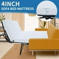 thumbnail image 4 of NAIZEA Foldable Sofa Bed Replacement Mattress Memory Foam 4 inch Pull Out Sofa Bed Mattress Twin Size for Convertible Folding Sofa & Couch Beds, Sofa Not Included, 4 of 8