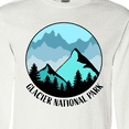 thumbnail image 4 of Inktastic Glacier National Park Montana Mountains Long Sleeve T-Shirt, 4 of 5