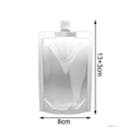 thumbnail image 1 of Flacon Dissimulable et Réutilisable avec Entonnoir Kit de Flacon à Liqueur Sacs en Plastique pour Flacon, 1 of 5