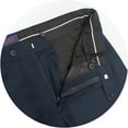 thumbnail image 6 of Men’s Premium Modern Fit Navy Blue With Black Peak Lapel One Button Tuxedos, 6 of 7