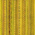 thumbnail image 1 of Ahgly Company Machine Washable Indoor Square Abstract Yellow Modern Area Rugs, 5' Square, 1 of 4