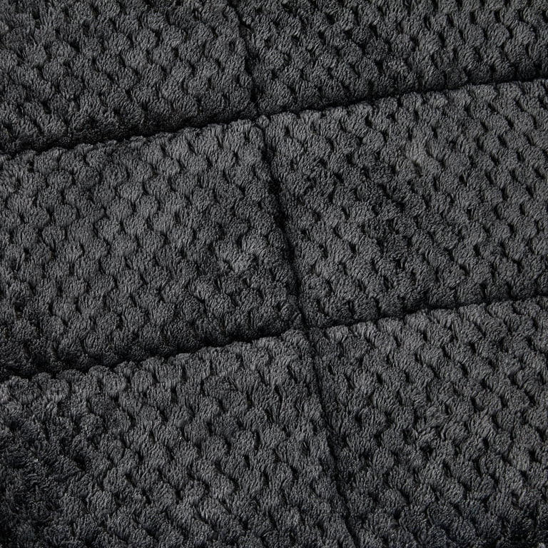 Vibrant Life Small Cozy Luxe Crate Mat, Dark Gray, 24" x 18" photo 4
