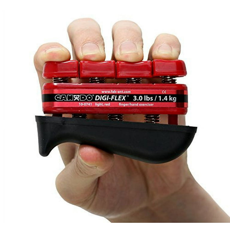 CanDo Digi-Flex hand exerciser - Red, light - Finger (3.0 lb) / hand (10.0 lb) CanDo Digi-Flex hand exerciser - Red, light - Finger (3.0 lb) / hand (10.0 lb)