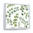 thumbnail image 3 of Green Eucalyptus Plant Branches III 16 in x 16 in Framed Painting Canvas Art Print, by Designart, 3 of 5
