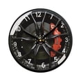 thumbnail image 3 of Reloj de pared redondo con mecanismo en forma de rueda, fácil de leer, ideal como regalo o C, 3 of 9
