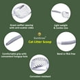 thumbnail image 4 of SunGrow Durable Metal Cat Litter Scoop with Sturdy Handle for Litter Box Cleaning, Gray, 4 of 6