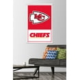 thumbnail image 2 of NFL Kansas City Chiefs - Logo 21 Wall Poster with Magnetic Frame, 22.375" x 34", 2 of 6