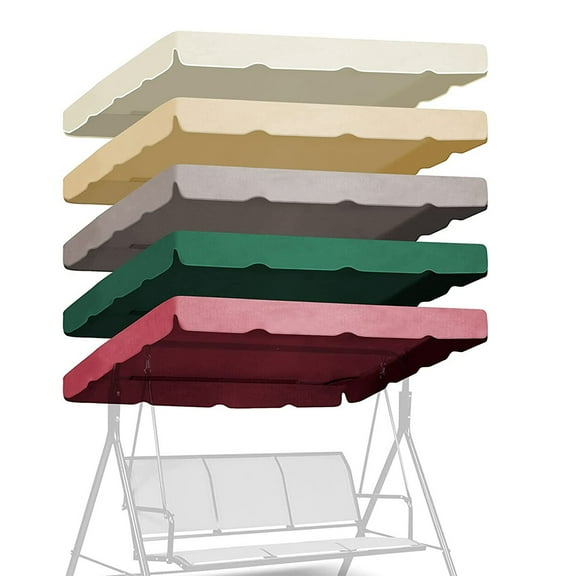 Swing Canopy Replacement, Waterproof Swing Top Cover, Garden Swing Seat Canopy Cover for Outdoor Garden Patio Yard