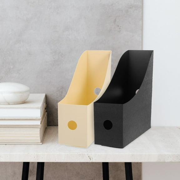 Raindrops  2 Pcs File Rack Office Organizer for Desk Drawers Bookshelf Folder Student Use