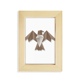 thumbnail image 1 of Geometric Abstract Eagle patron de origami Escritorio de madera Arte Pintura 5x7 pulgadas marco de foto foto, 1 of 4