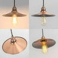 thumbnail image 3 of KAYYELAMP Slope Position Roof Track Light J-Type Adjusted Cord Vintage Red Copper Finish Pendant Lighting for Kitchen Bar(No Bulb, Track), 3 of 7