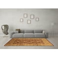 thumbnail image 3 of Ahgly Company Indoor Square Oriental Brown Industrial Area Rugs, 5' Square, 3 of 4