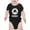 Black, variant on Astronaut Over Moon Bodysuit Infant -NASA Designs, 12 Months