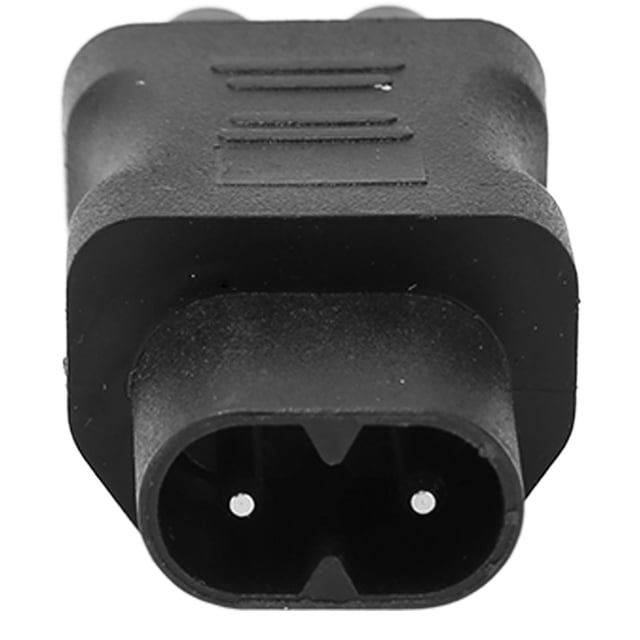 Adaptador IEC320 C8 a IEC320 C5 (5 unidades) para ordenador, convertidor de potencia de 10 A, 2,5 A y 2500 W para PDU y PC.
