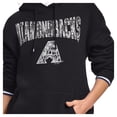 thumbnail image 3 of Women's Starter Black Arizona Diamondbacks Lace Team Lockup Fleece Hoodie, 3 of 3