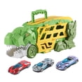 thumbnail image 4 of Camión de transporte de dinosaurios Strade Fareast Limited con figura de dinosaurio y 3 coches, 4 of 8