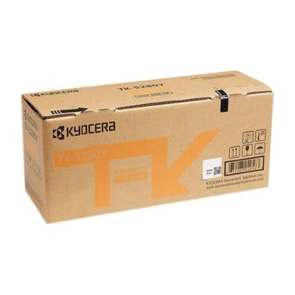 Kyocera Genuine OEM Yellow Toner Cartridge (1T02TWAUS0) 11k YLD