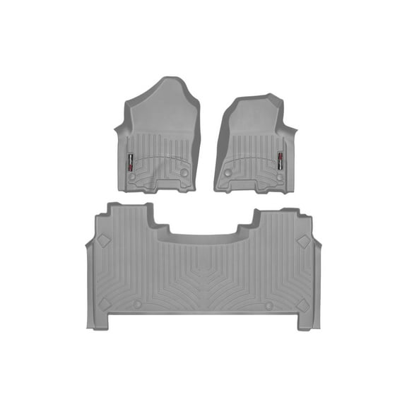 WeatherTech Custom Fit FloorLiners compatible with Ram 1500, Ram 1500 TRX, Ram Truck 1500, Ram Truck 1500 TRX - 1st & 2nd Row, Grey