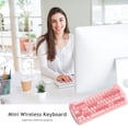 thumbnail image 1 of Cut CatJuego de teclado ergonómico inalámbrico para niñas combo de ratón Likrtyny y teclado de colores pastel mezclados 24G ideal para regalo, 1 of 7