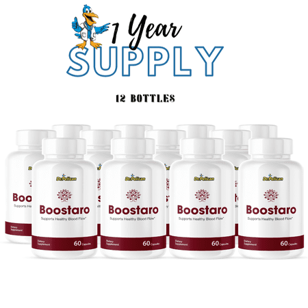 Boostaro- Cravings/Energy/ Weight/ Sugar Levels- 12 Bottles- 720 Capsules- Dr. Pelican