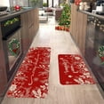 thumbnail image 5 of PALIFEUR Christmas Kitchen Rugs Set of 2, Christmas Snowflake Rugs, Non-Slip Washable Kitchen Mats, Kitchen Rug for Christmas Kitchen Decor Festival Holiday Party Decorations, 5 of 6