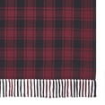 thumbnail image 2 of VHC Brands Christmas Decorations for Living Room Couch Sofa Bedding Cumberland Red Black Plaid Woven Throw 50x60, 2 of 5