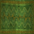 thumbnail image 1 of Ahgly Company Machine Washable Indoor Square Persian Green Traditional Area Rugs, 3' Square, 1 of 1
