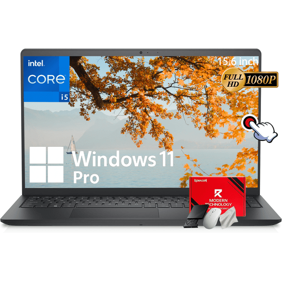 Dell Inspiron 15 3530 Touchscreen Laptop | Intel 10-Core i5-1334U | 15.6" FHD IPS Display | 16GB RAM | 512GB PCIe SSD | WiFi-6 | Windows 11, Numeric Keypad, Black