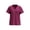 Wine_006, variant on Domuza Women Scrub Tops Casual Soft Stretchy Short Sleeve V-Neck T Shirts Breathable Comfy Nurse Uniforms Blouses with Multiple Pocket Pink 2XL