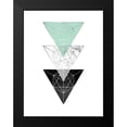 thumbnail image 2 of Urban Epiphany 12x14 Black Modern Framed Museum Art Print Titled - Mint Geometric 3, 2 of 5