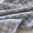 thumbnail image 6 of Mutghys Cotton Pajama Pants for Men Plaid Elastic Waist Drawstring Sleep Pants Home Relaxing Soft Comfy Casual Pants, 6 of 7