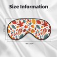 thumbnail image 5 of Fuzoiu Colorful Maple Leaves Print Sleep Masks,Eye Masks with Adjustable Strap for Sleeping,Night Eye Shade for Women Men,Eye Cover for Full Night's Sleep, Travel and Nap, 5 of 7