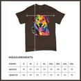 thumbnail image 5 of Tee Hunt Dean Russo Cute Neon Dog T-Shirt Adopt A Pet Colorful Pet Men's Tee, Brown, 3X-Large, 5 of 5