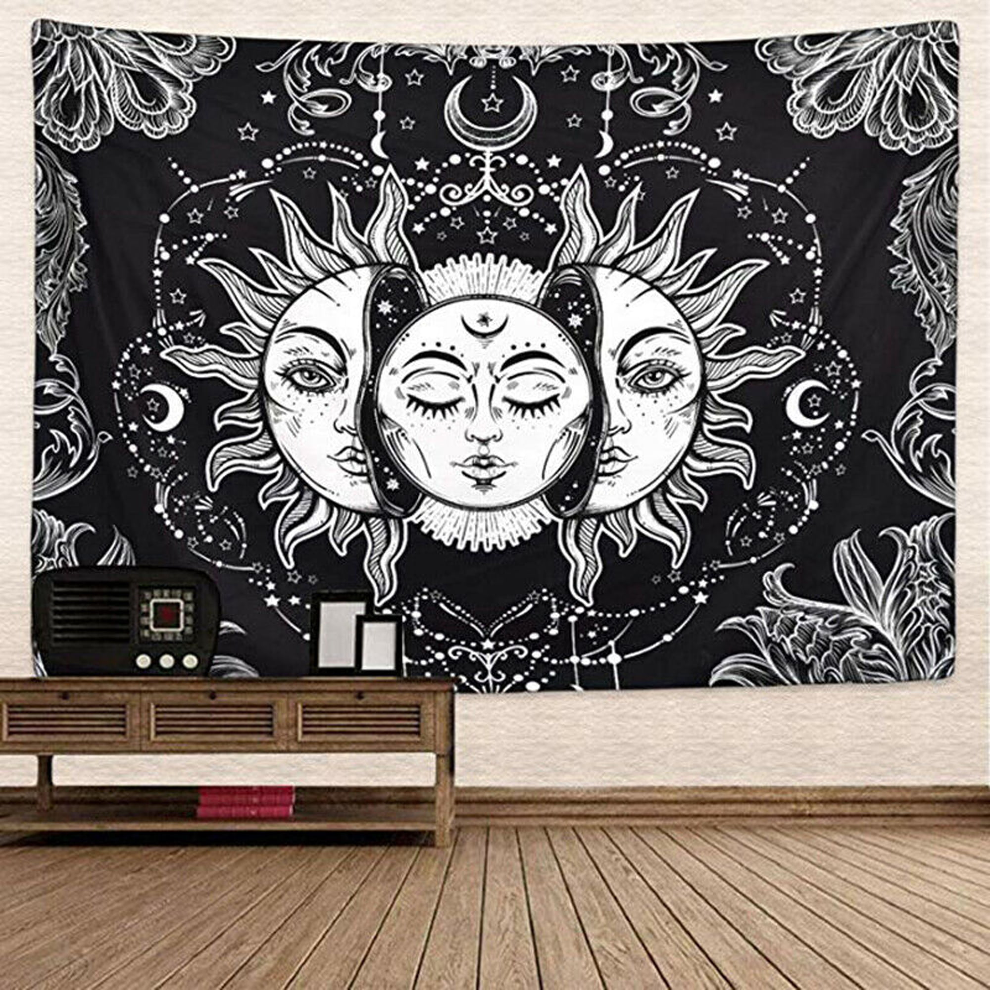 Fantasy Forest Wall Hanging Tapestry Blankets Psychedelic-Bedspread Art Decor UK