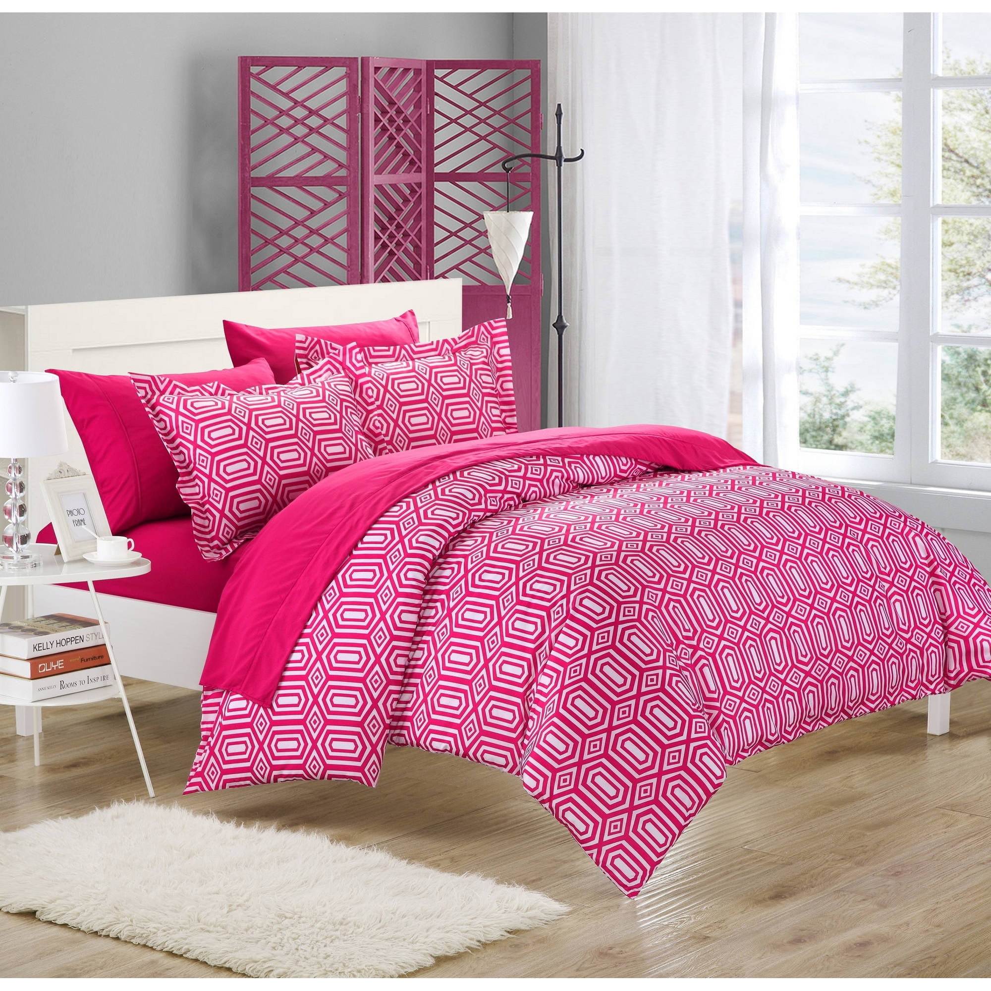 Chic Home Trino 3 Piece Duvet Cover Set Walmart Com Walmart Com