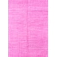 thumbnail image 1 of Ahgly Company Indoor Rectangle Solid Pink Modern Area Rugs, 7' x 10', 1 of 4