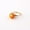 Red, variant on Natural Stone Winding Planet Circle Ring: Stylish Gem Metal Ring with Plating, 8mm Ring Face, Simple and Stylish Design