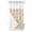 Ginger yellow, variant on No Hook Shower Curtain, Farmhouse Brown Small Shower Curtains with Snap in Liner, Vintage Flower Leaf Botanical Plant Waterproof Washable Fabric Bathroom Curtain Sets, 36"W x 78"L