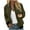 Army Green, variant on WMTBSRSW Womens Bomber Jacket Lightweight Waterproof Casual Jacket Full Zip Windbreaker Fall Outwear Coat