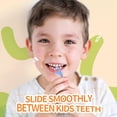 thumbnail image 2 of 200 Count Biodegradable Kids ers, Eco-Friendly Plant-Based Picks, No Fluoride BPA Free Cute Giraffe Dental Picks, No Plastics, Vegan Natural , Mild Mint, 2 of 4