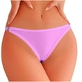 thumbnail image 2 of JUSLIO Panties for Women Comfortable Briefs Breathable Soft Mesh Underwear Purple S, 2 of 9